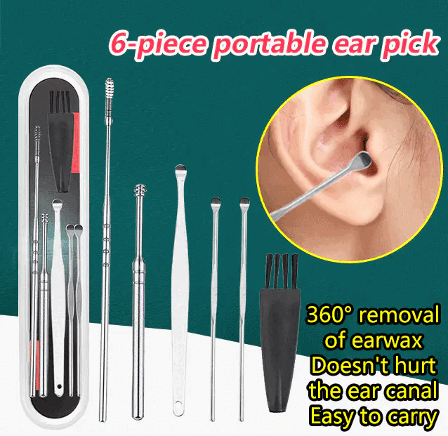 🔥Daily Promotion✨Stainless steel ear scoop set(6 in 1)
