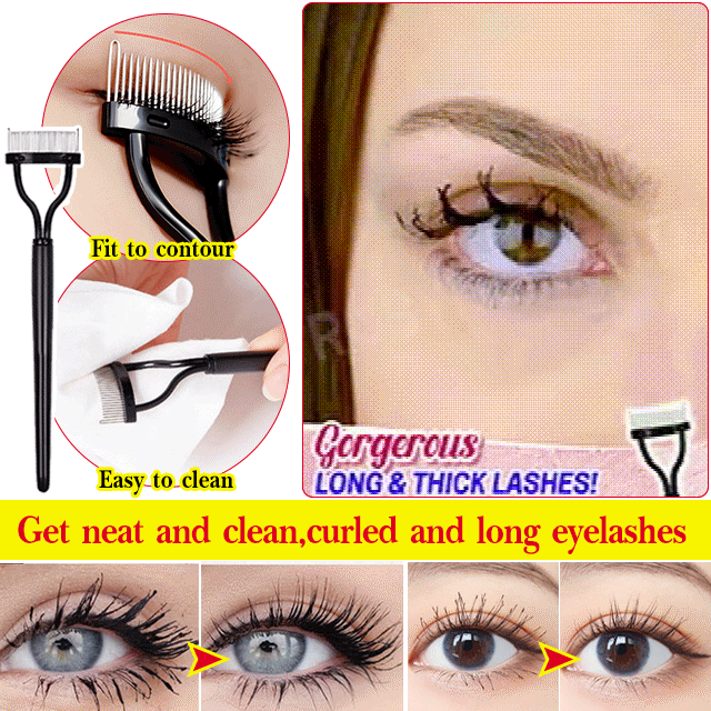 Lengthening and separating eyelashcomb