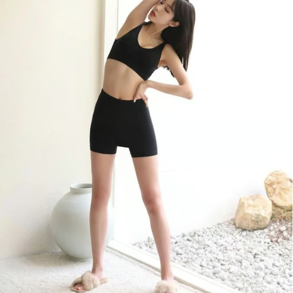 Double-layer Front Crotch Ice Silk Safety