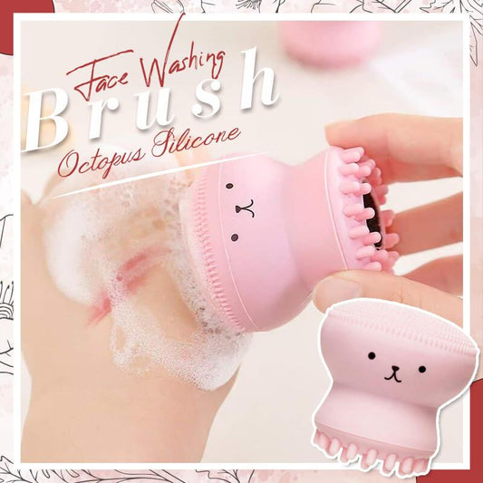 Octopus Silicone Face Washing Brush