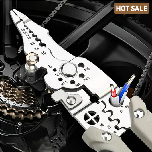 Multifunctional Wire Stripper Crimper Cable Cutter Pliers