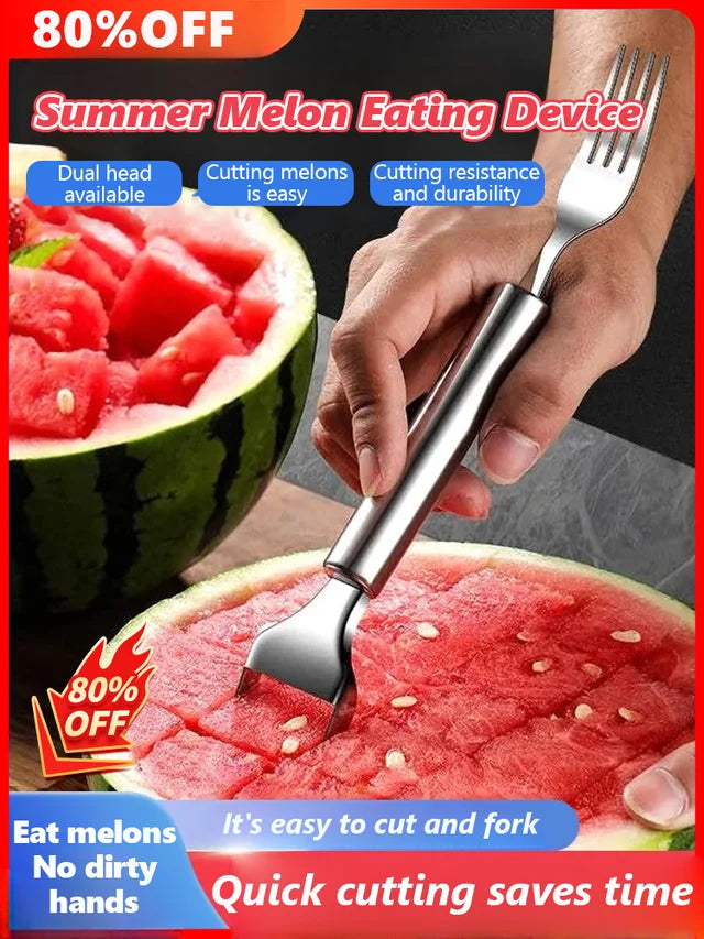 Stainless steel watermelon cutter
