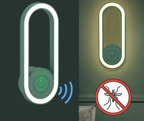 Frequency Conversion Ultrasonic Mosquito Killer with LED Night Light