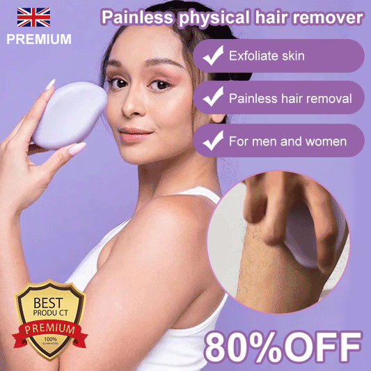 Painless physical hair remover for men and women