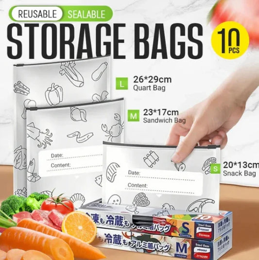Reusable Aluminum Foil Sealable Storage Bags
