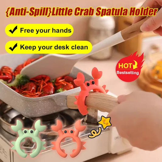 Anti-Spill Crab Pot Spatula