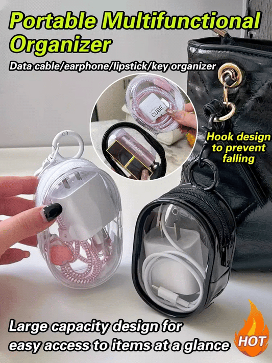 Portable waterproof transparent storage bag