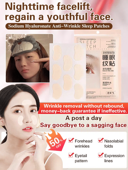 Hyaluronic Acid Anti-Wrinkle Sleep Patches