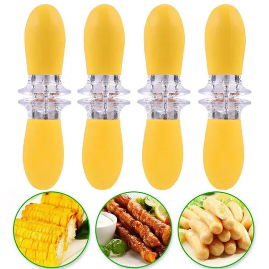 Magic anti-scalding corn fork