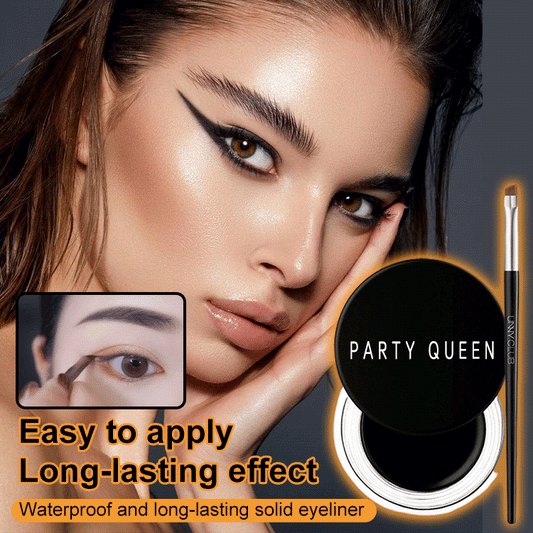 Waterproof and long-lasting solid eyeliner