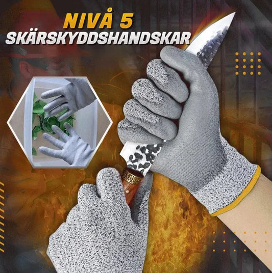 Cut protection gloves level 5