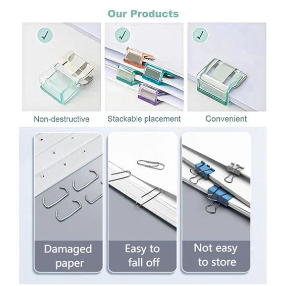Multifunctional Candy Transparent Paper Clip