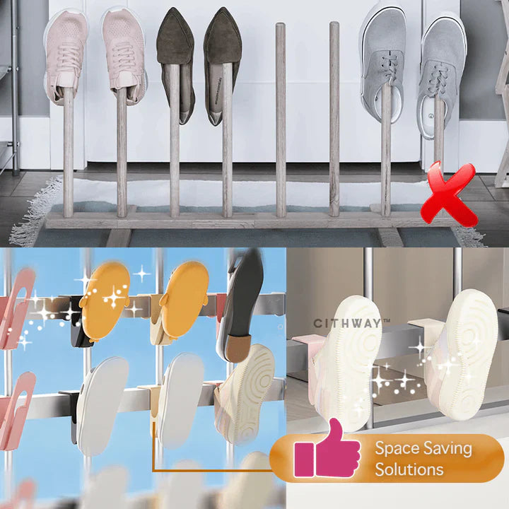 Multi-Functional Shoe Drying Racks (2 PAIRS)