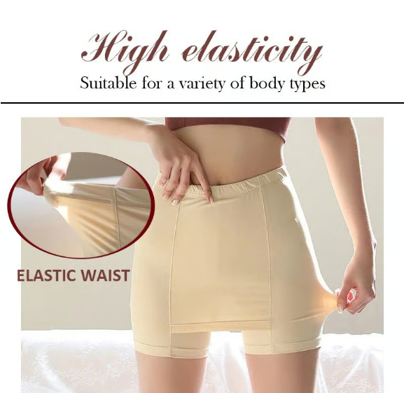 Double-layer Front Crotch Ice Silk Safety