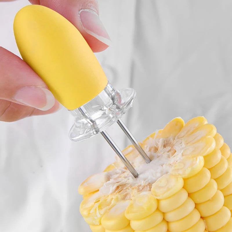 Magic anti-scalding corn fork
