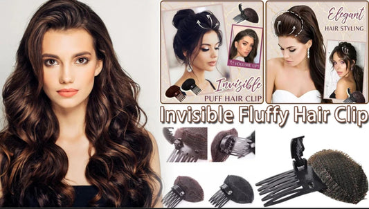 Fluffy hair clip