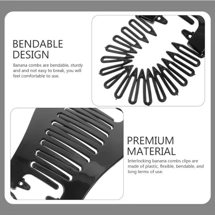 Flexible Interlocking Banana Clips(2 PCS/SET)