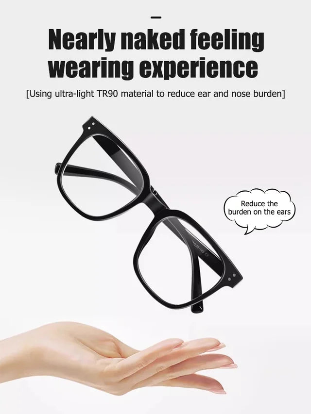 Folding anti-blue light reading glasses