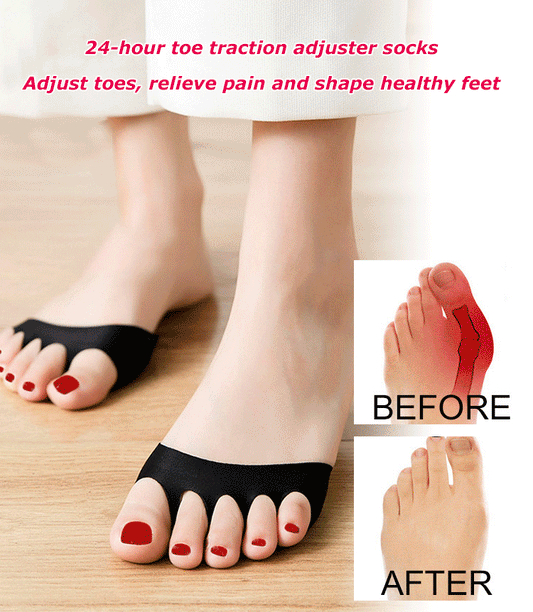 invisible after wearing shoes or correct thumb valgus