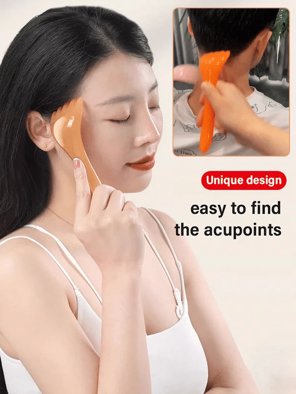 2Pcs Five-Claw Meridian Massage Comb Set