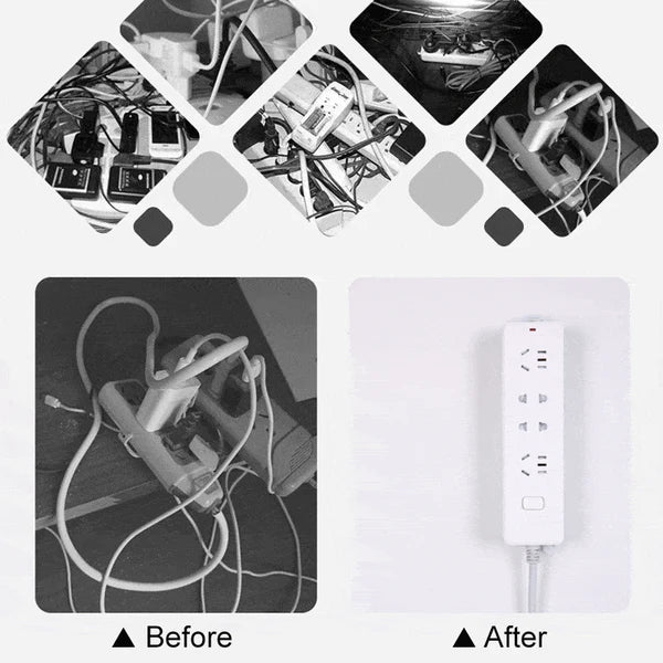 12Pcs Adhesive Punch-free Socket Holder