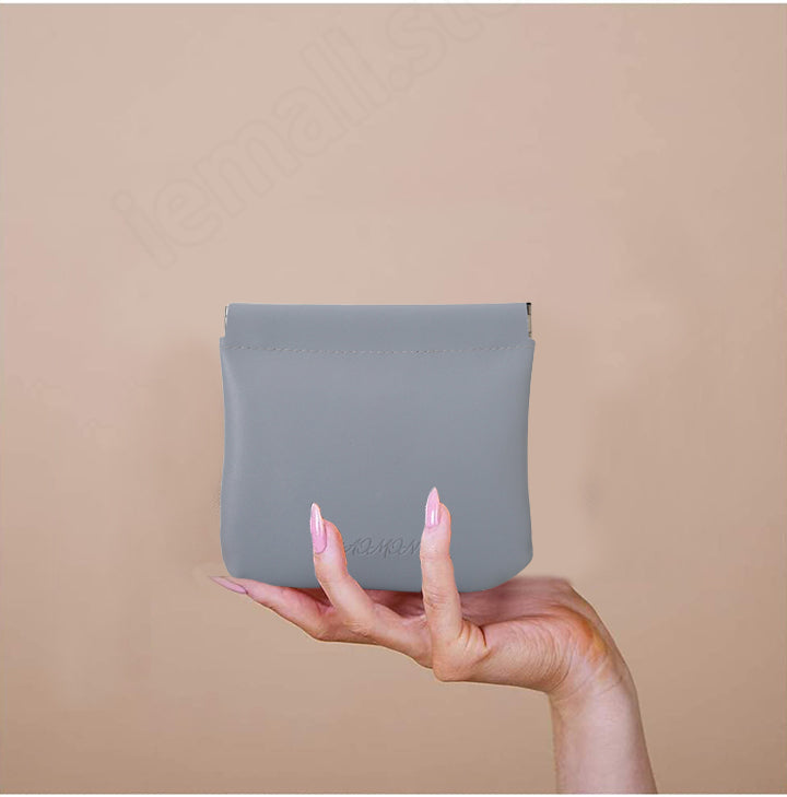 Leather Pocket Cosmetic Bag