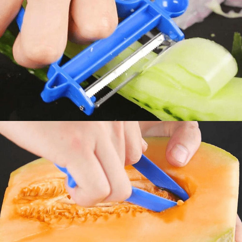 Buy 1 Get 1 Freeš3 in 1 Magic Peeler Set, Random Color
