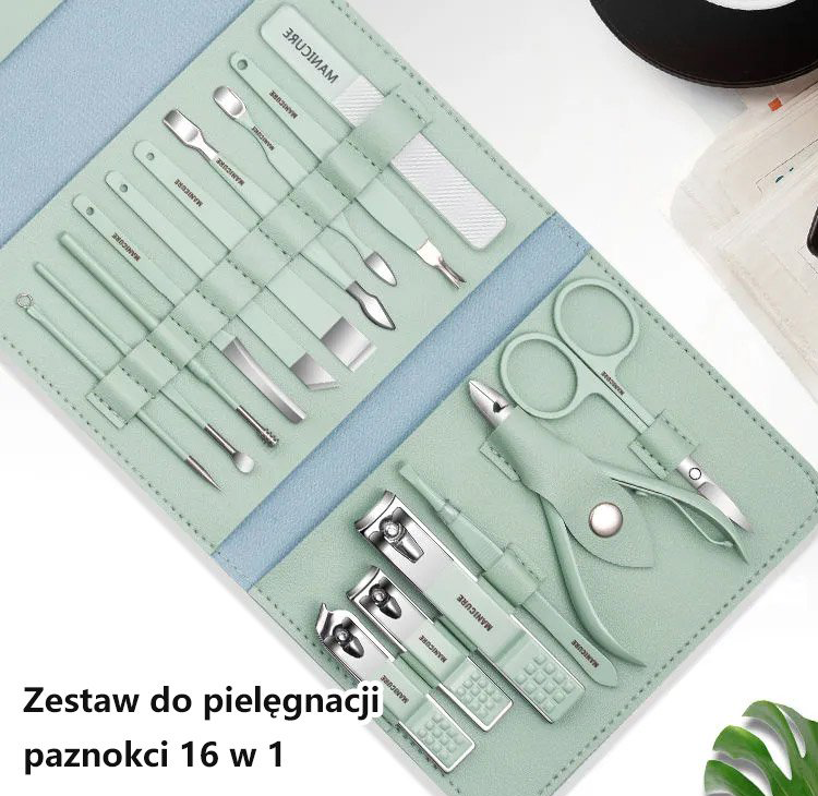 16 in 1 Nail Clipper Set from German