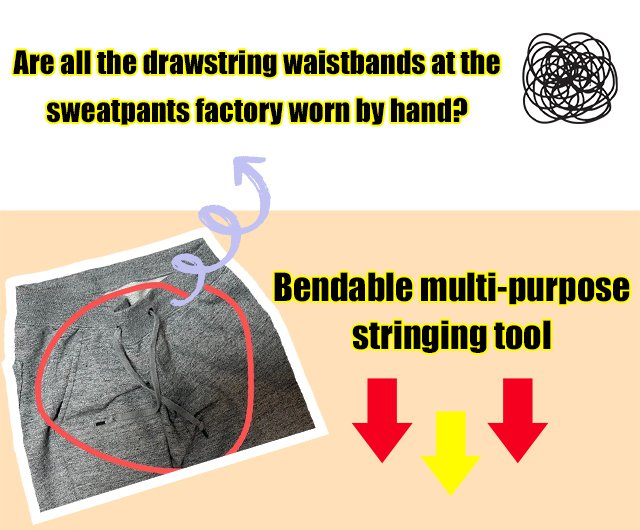 Bendable multi-purpose stringing tool