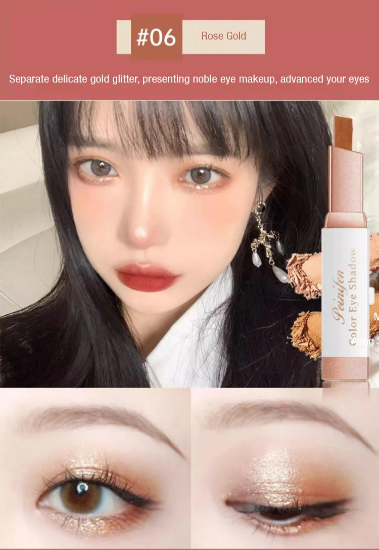 Velvet Gradient Dual-Color Eyeshadow Stick