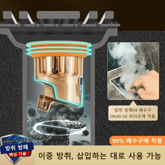 Anti-odor drain pipe floor drain