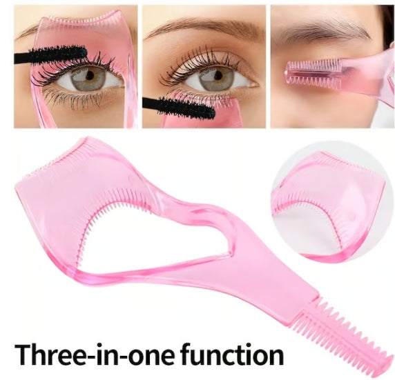 3 in 1 Eyelashes Tools Mascara Shield Applicator Guard