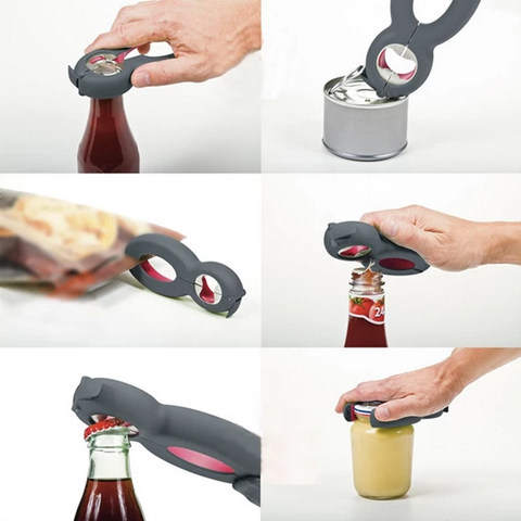 6 in 1 Multi Function Twist Bottle Opener