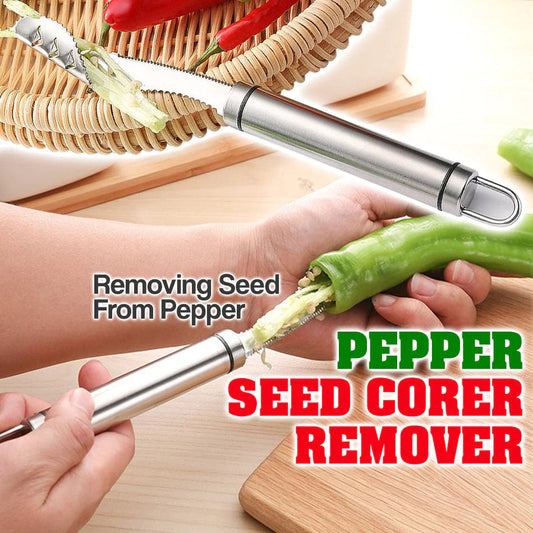 🎁Buy one get one free🎁Promotion!Pepper Seed Corer Remover