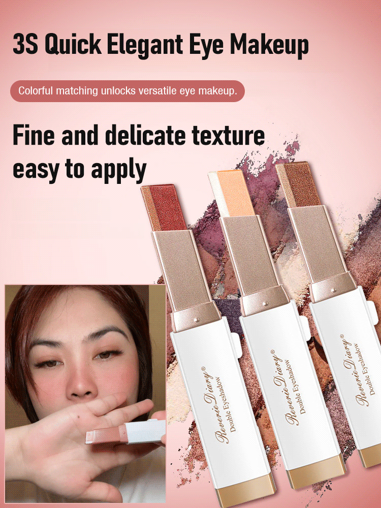 Velvet Gradient Dual-Color Eyeshadow Stick