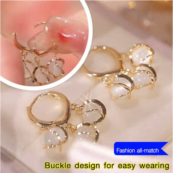Small fresh temperament simple ear buckle