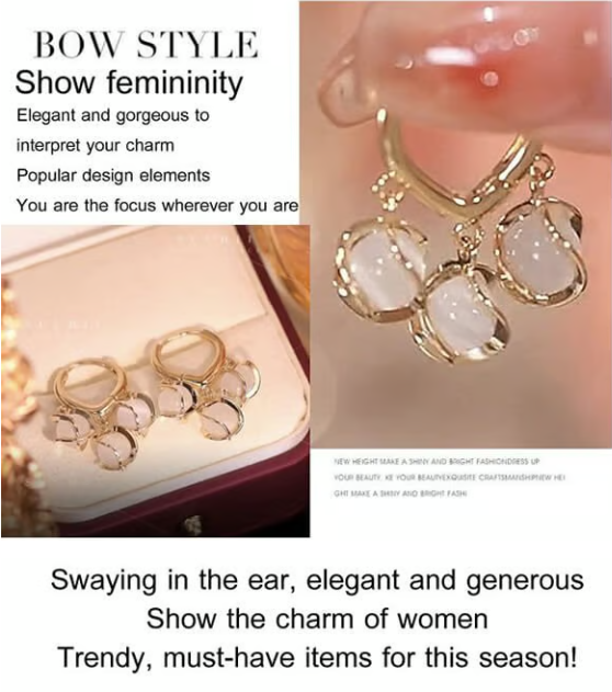 Small fresh temperament simple ear buckle