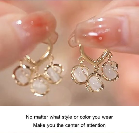 Small fresh temperament simple ear buckle