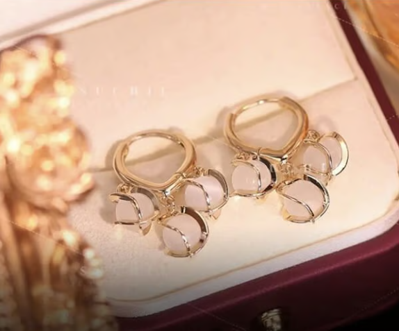 Small fresh temperament simple ear buckle