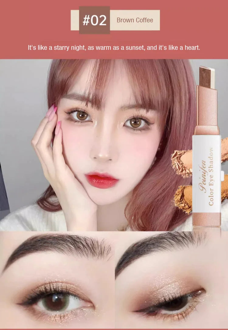 Velvet Gradient Dual-Color Eyeshadow Stick