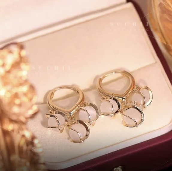 Small fresh temperament simple ear buckle