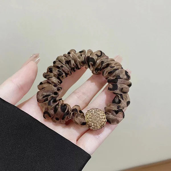 Rhinestone Mesh Hair Ties
