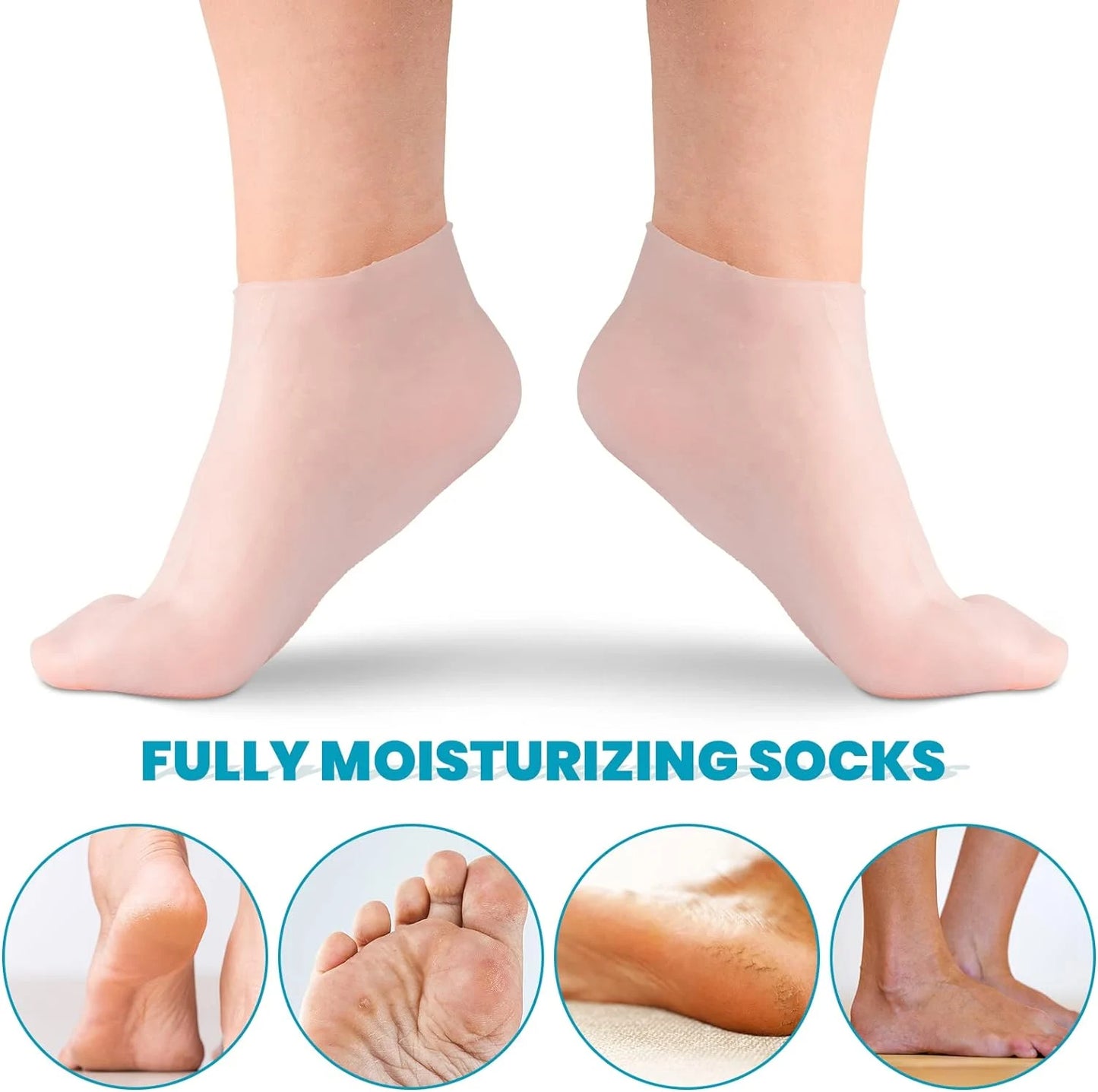 Foot Mask Silicone Socks