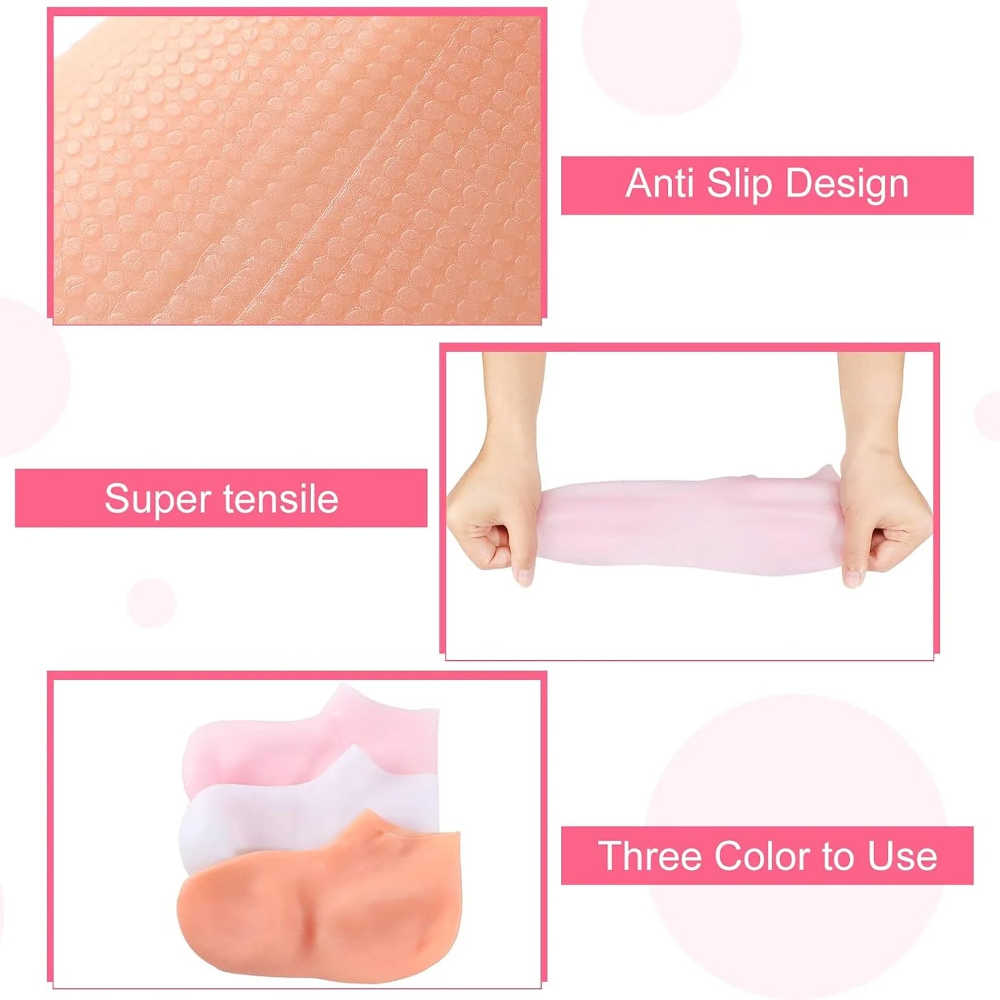 Foot Mask Silicone Socks