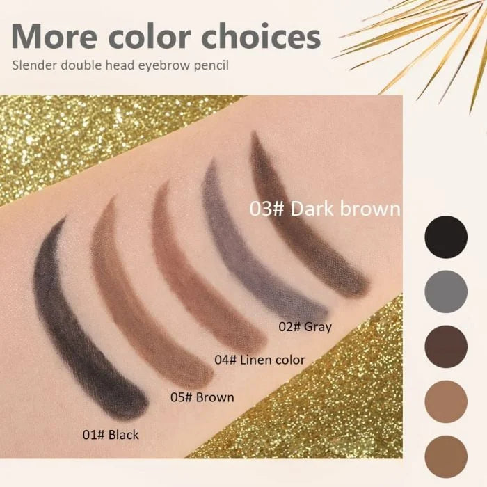 🎁Buy one get one free🎁Waterproof Double Headed Eyebrow Pencil