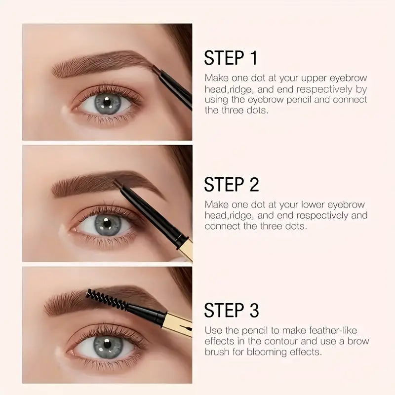 🎁Buy one get one free🎁Waterproof Double Headed Eyebrow Pencil