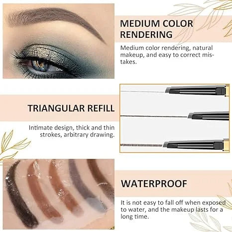 🎁Buy one get one free🎁Waterproof Double Headed Eyebrow Pencil