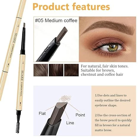 🎁Buy one get one free🎁Waterproof Double Headed Eyebrow Pencil