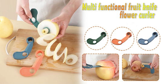 ✨Multi Functional Fruit Knife Flower Curler