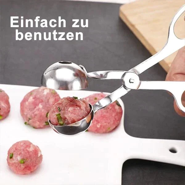 Stainless steel meatball maker